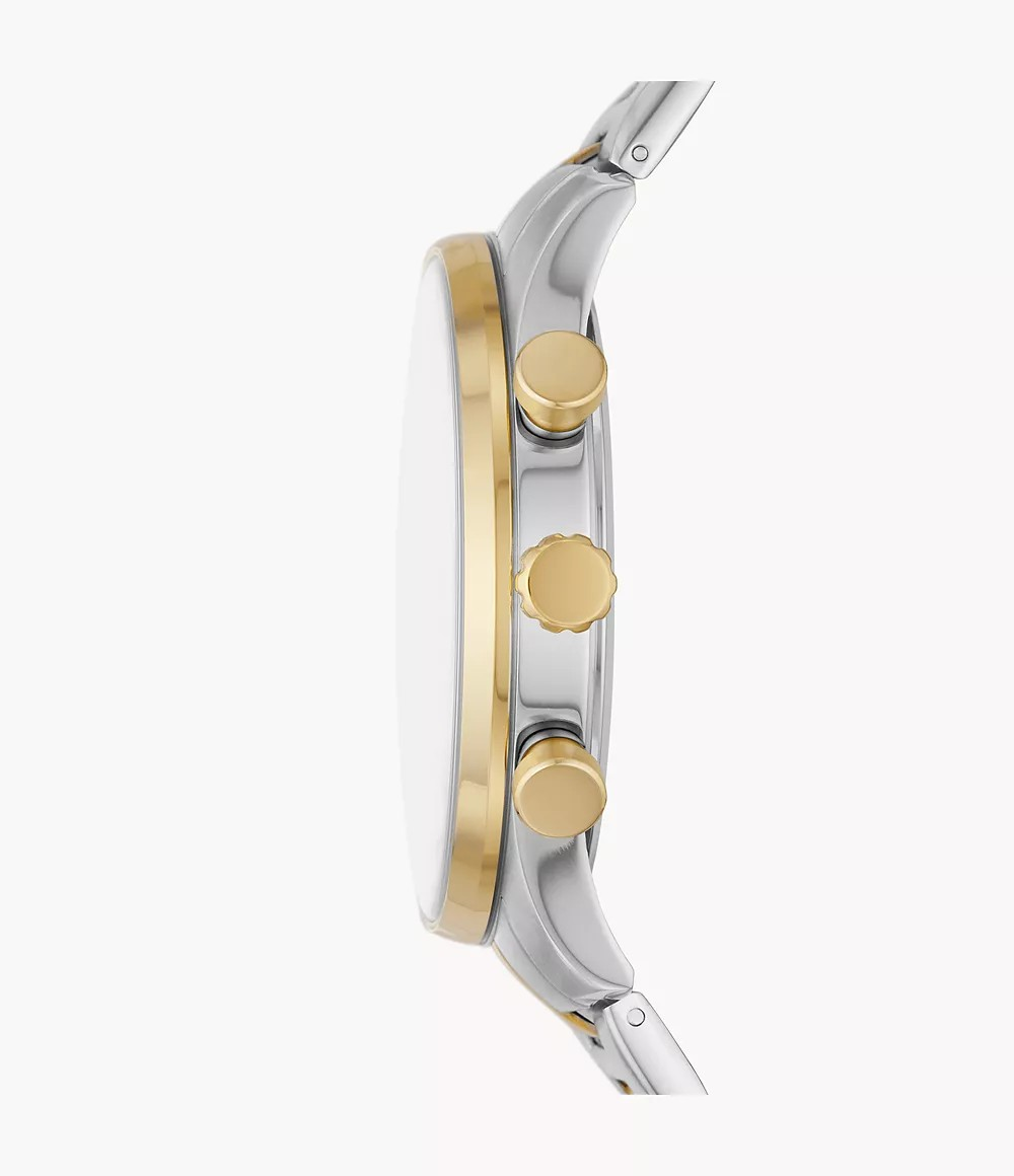 Reloj de caballero Fossil multifunción de acero inoxidable de dos tonos Sullivan