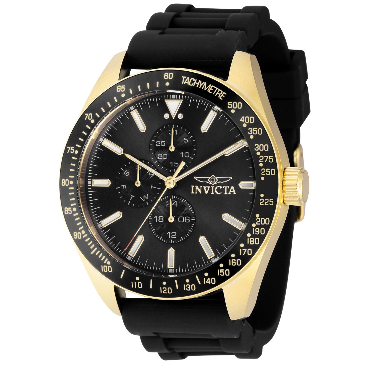 Reloj de caballero Invicta Aviator Nomad - 45mm, negro (38404)