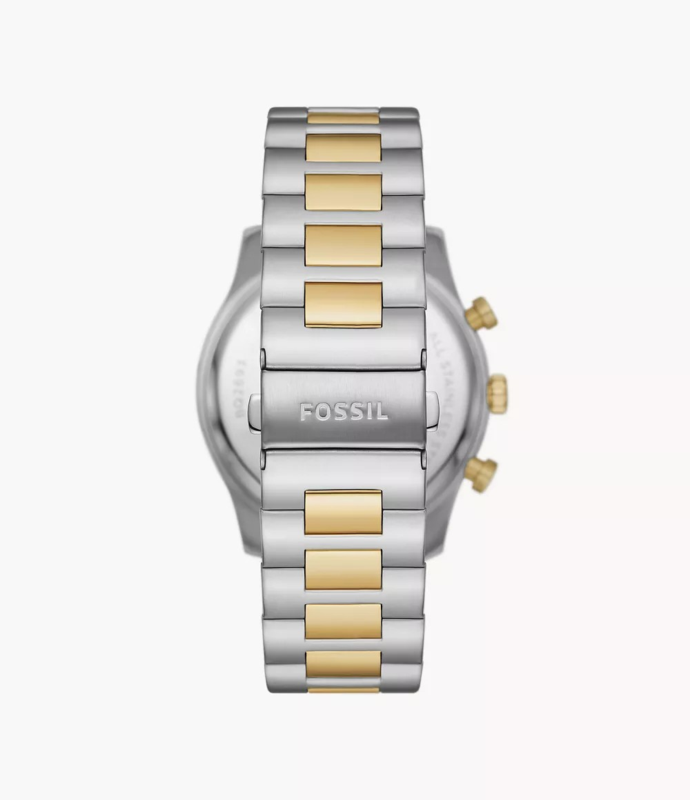 Reloj de caballero Fossil multifunción de acero inoxidable de dos tonos Sullivan