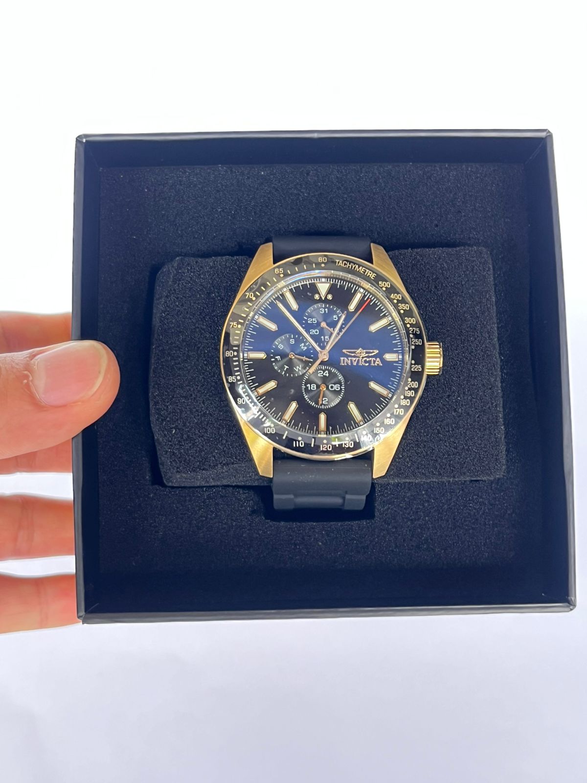 Reloj de caballero Invicta Aviator Nomad - 45mm, negro (38404)