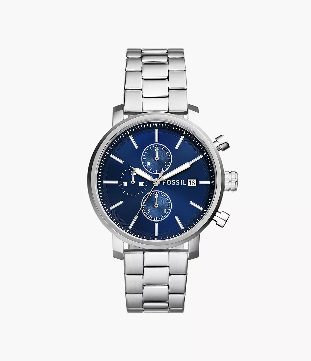Reloj de caballero Fossil multifunción Rhett de acero inoxidable