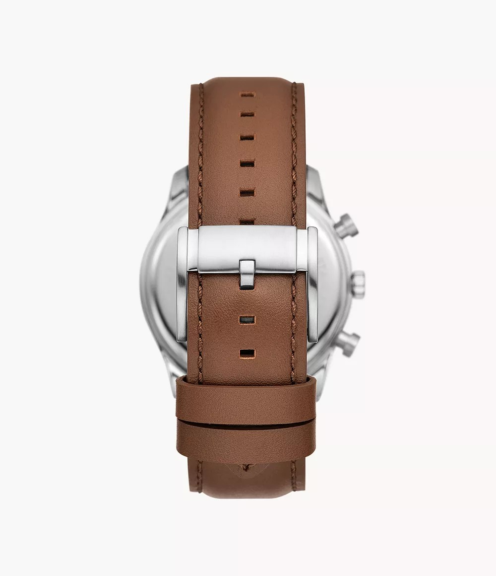 Reloj de caballero Fossil de cuero Sullivan Multifunction Brown LiteHide™