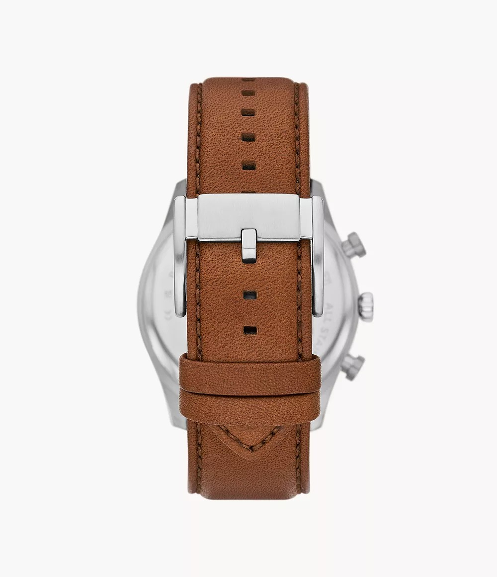 Reloj de caballero Fossil Sullivan Multifunción de Cuero Marrón