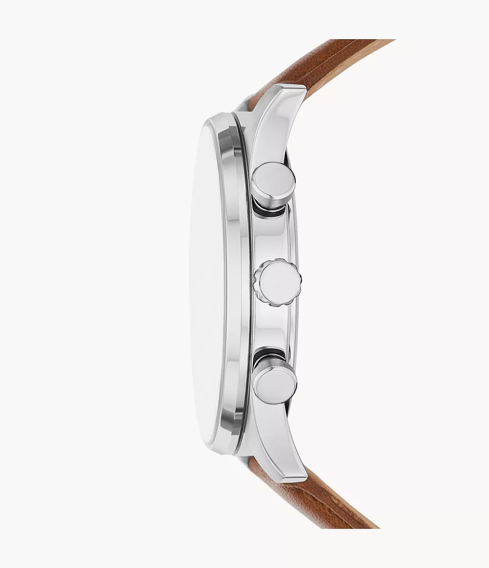 Reloj de caballero Fossil Sullivan Multifunción de Cuero Marrón