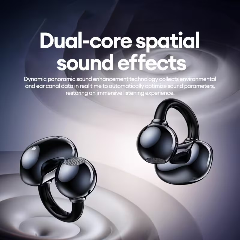 Audífonos Inalámbricos Open-Ear con Pantalla Táctil – Tecnología y Comodidad Total