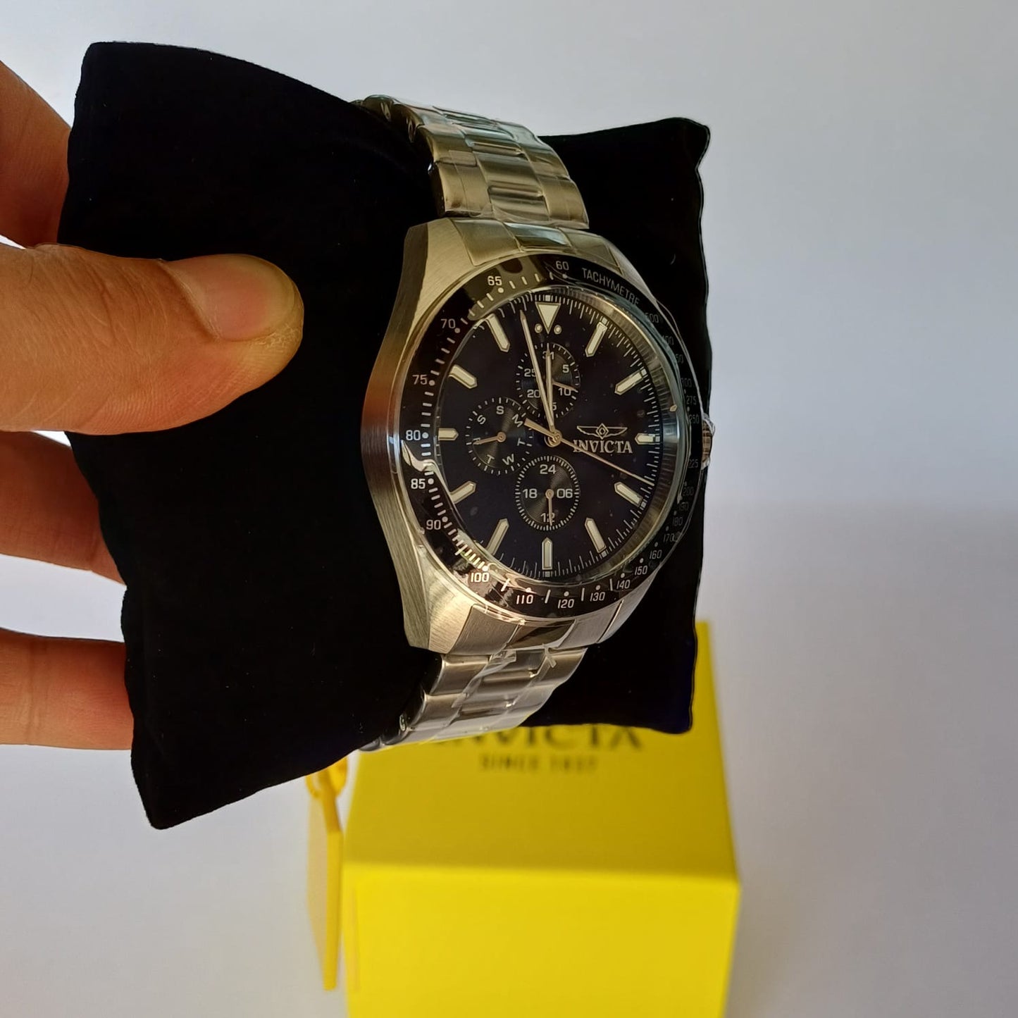 Reloj de caballero Invicta Aviator Storm - 45mm, acero (38966)