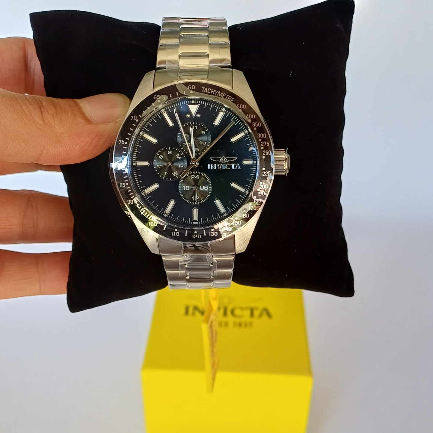 Reloj de caballero Invicta Aviator Storm - 45mm, acero (38966)