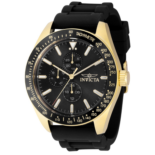 Reloj de caballero Invicta Aviator Nomad - 45mm, negro (38404)