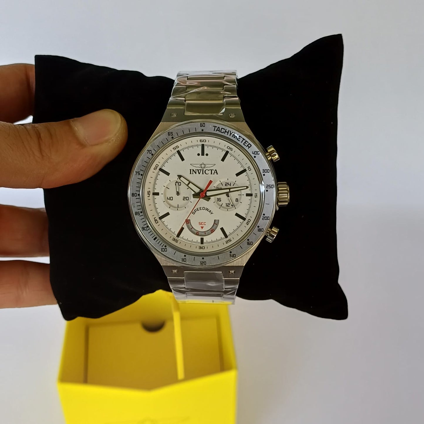 Reloj de caballero Invicta Speedway GearShift - 44mm, acero (49378)