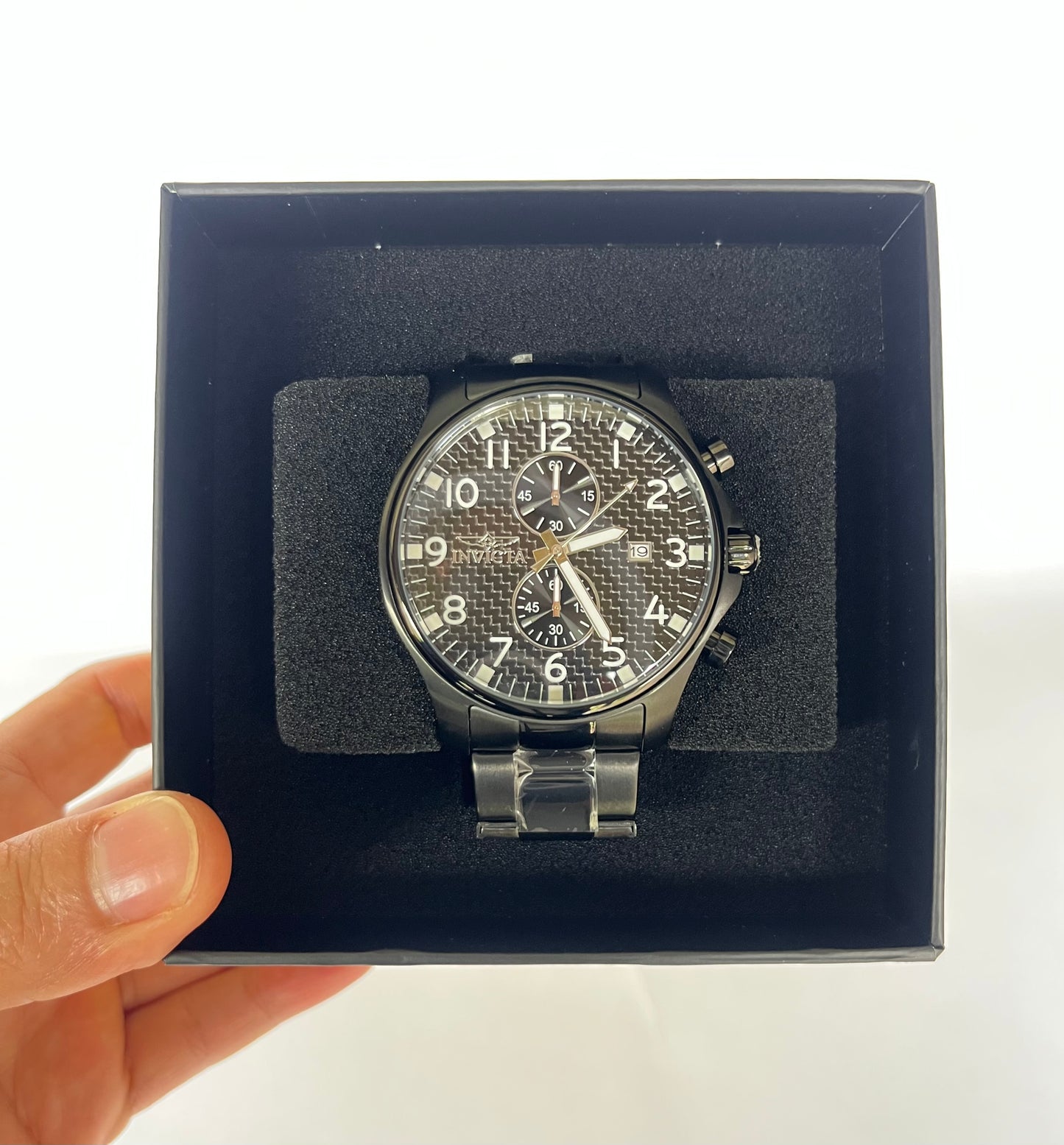 Reloj de caballero Invicta Specialty - 48mm, negro (0383)