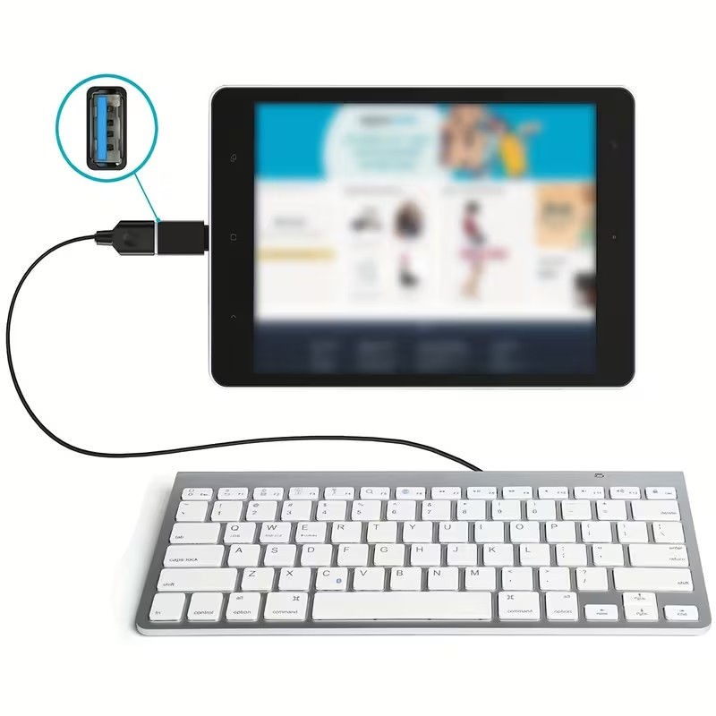 Kit de Adaptadores USB a USB-C (4 en 1) – Conecta Todo Fácil