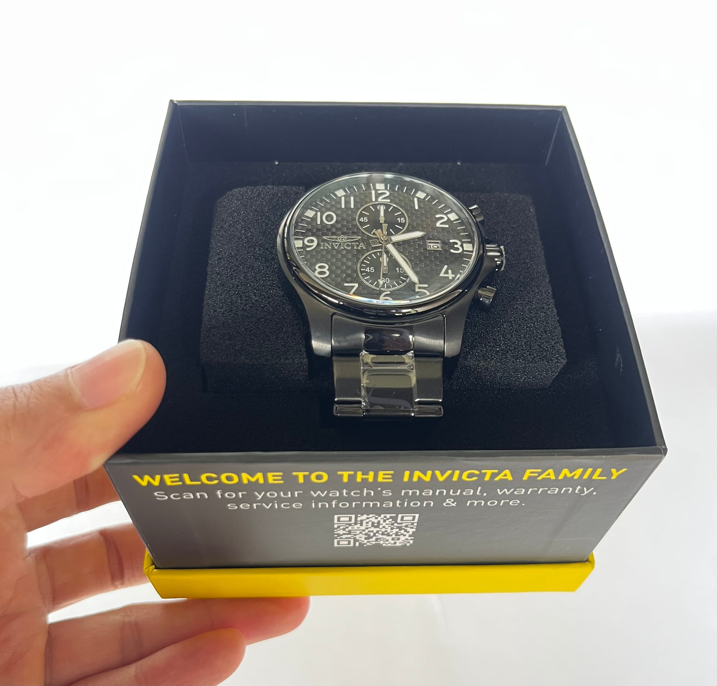Reloj de caballero Invicta Specialty - 48mm, negro (0383)