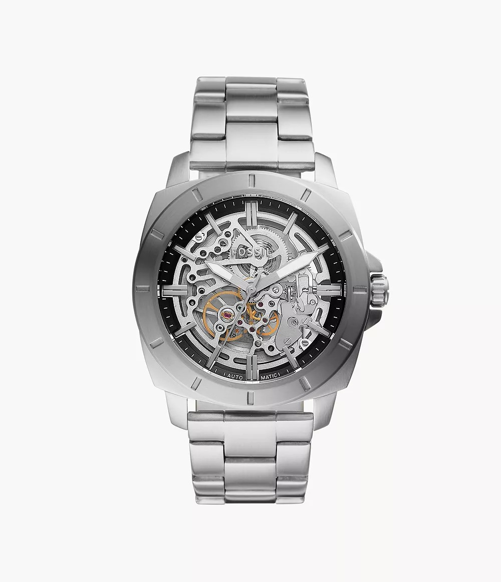 Reloj de caballero Fossil Automático de acero inoxidable Privateer Sport