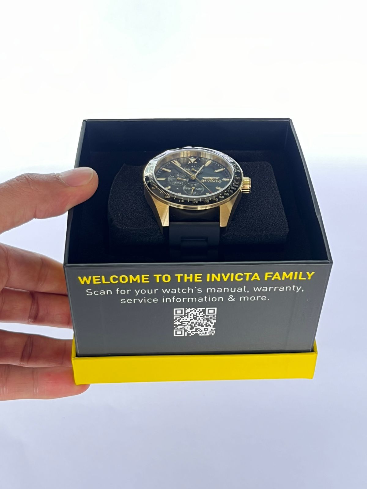 Reloj de caballero Invicta Aviator Nomad - 45mm, negro (38404)