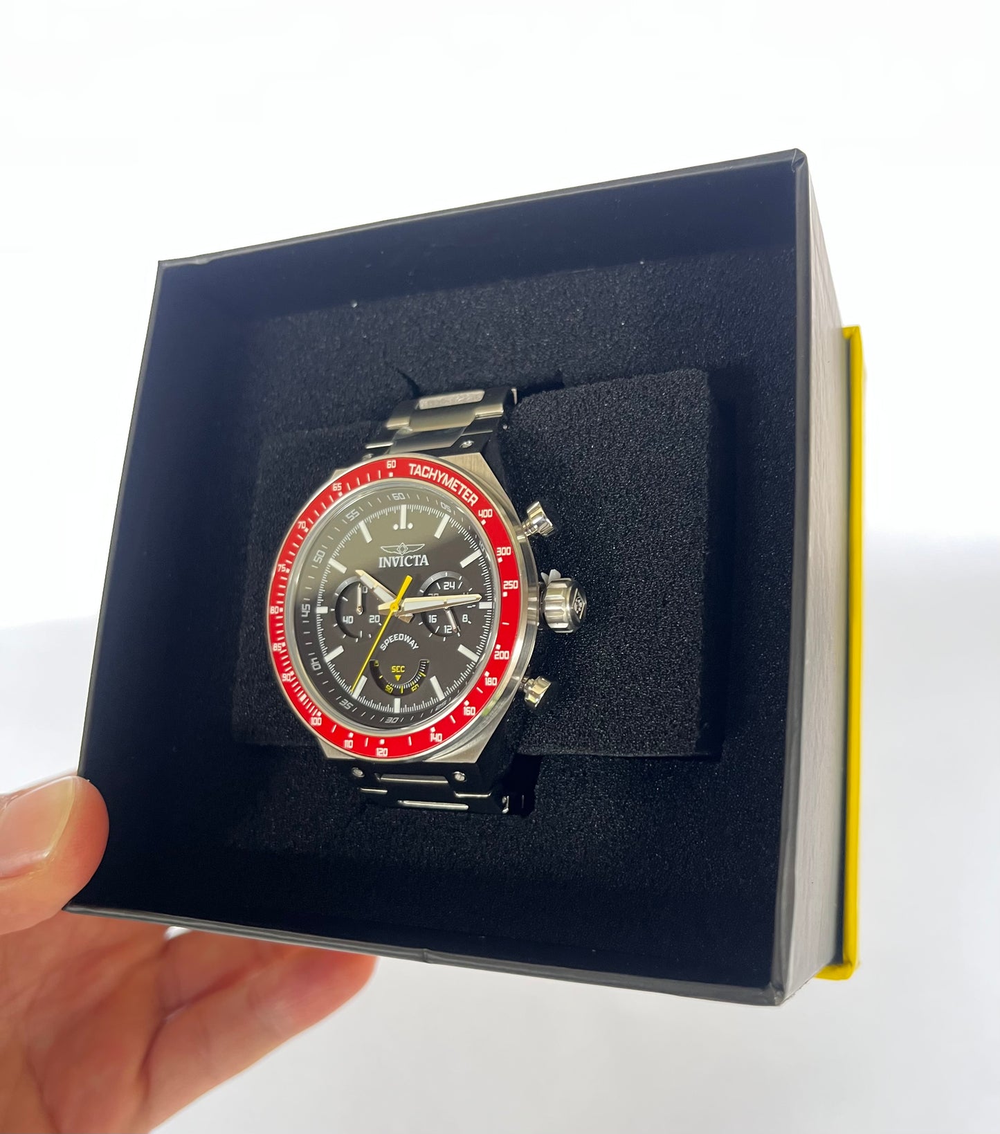 Reloj de caballero Invicta Speedway GearShift - 44mm, acero (49381)