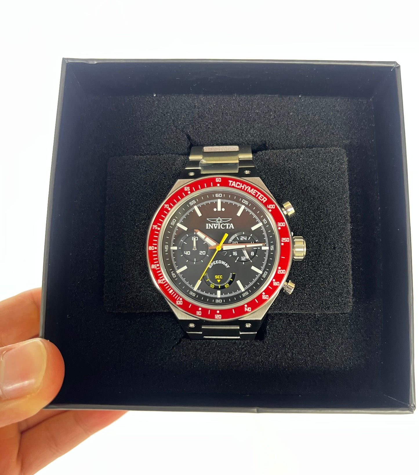 Reloj de caballero Invicta Speedway GearShift - 44mm, acero (49381)