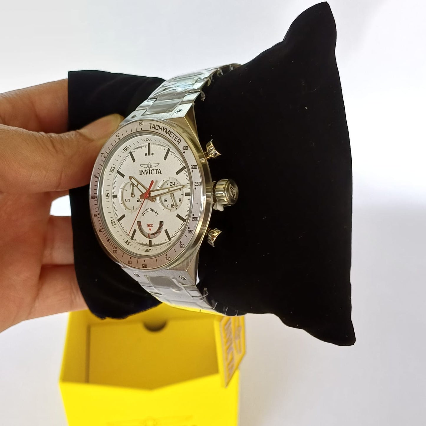 Reloj de caballero Invicta Speedway GearShift - 44mm, acero (49378)