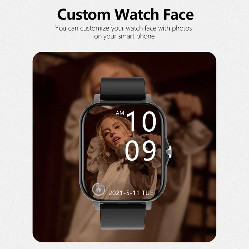 Smartwatch Elegante – Llamadas Bluetooth y Control de Música