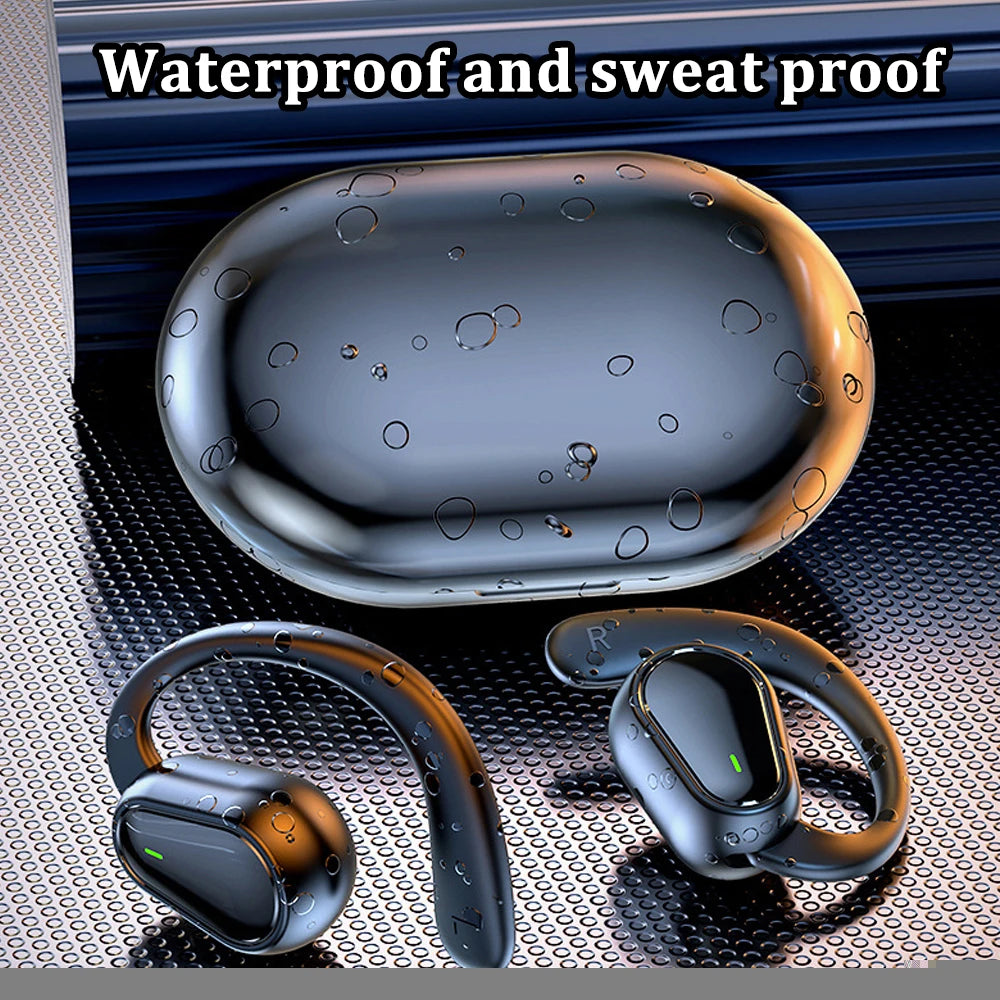 Audífonos KEBIDUMEI Bluetooth 5.3 con Gancho para la Oreja – Oreja Abierta, Estéreo y Reducción de Ruido