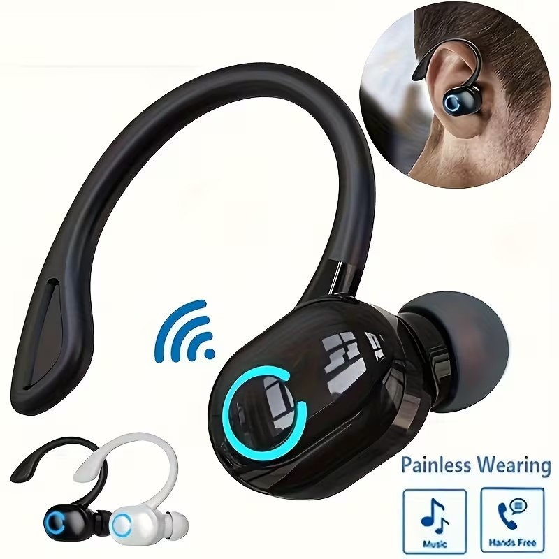 Auricular Inalámbrico de Un Solo Oído – Ligero, Cómodo y Perfecto para Llamadas