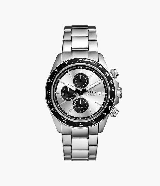 Reloj de caballero Fossil multifunción Autocross de acero inoxidable
