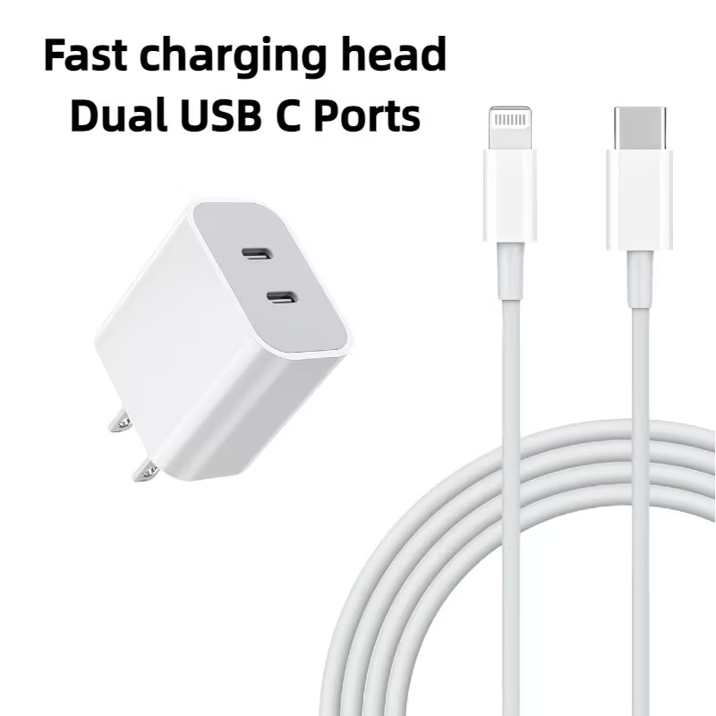 Cargador Rápido PD con Cable Tipo C a Lightning para iPhone