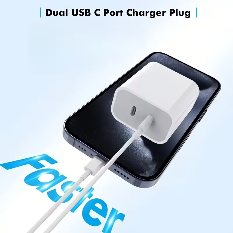 Cargador Rápido PD con Cable Tipo C a Lightning para iPhone