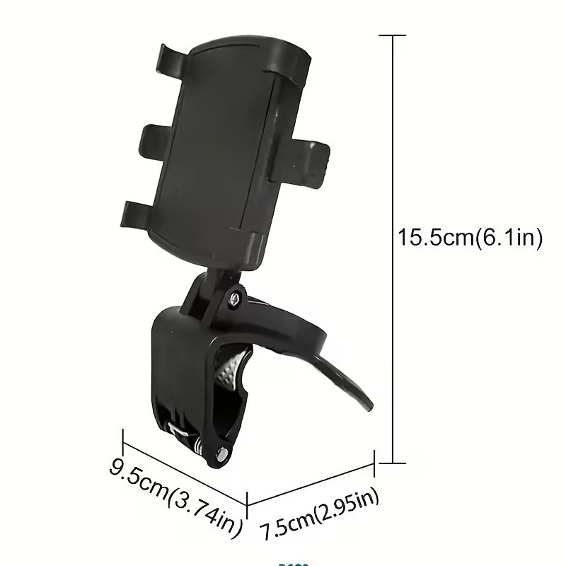 Soporte para Celular de Tablero – Ajustable, Seguro y Fácil de Instalar