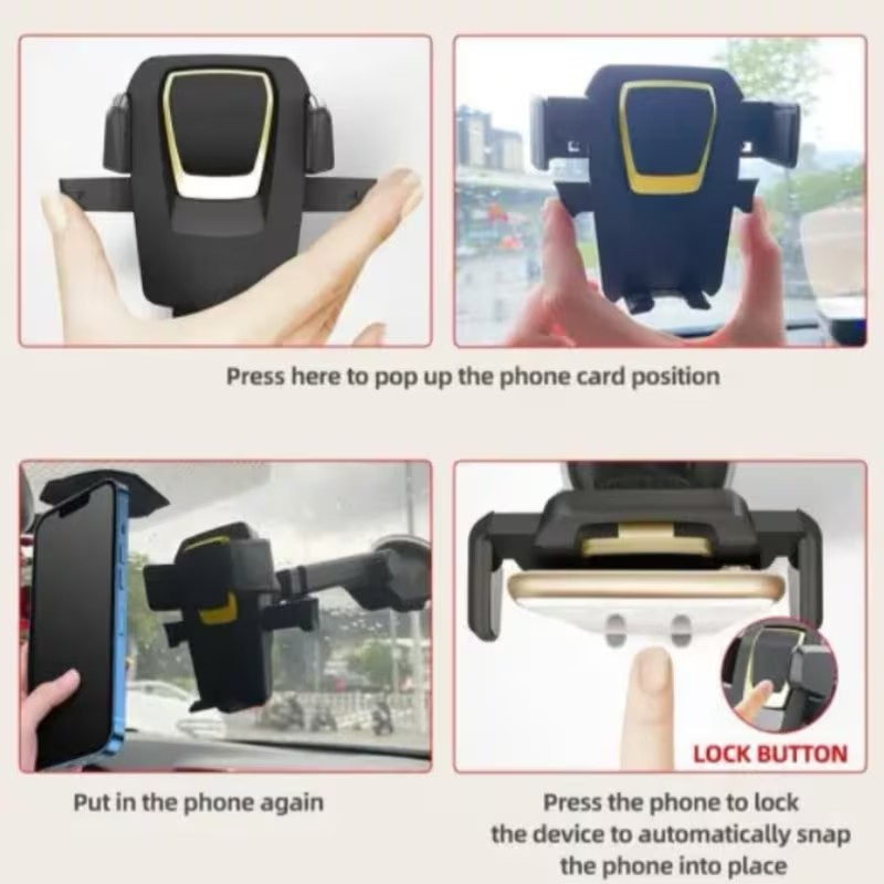 Soporte Ajustable para Celular con Ventosa – Úsalo Donde Quieras