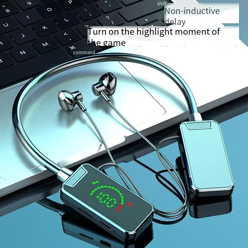 Audífonos Inalámbricos con Diadema y Pantalla LCD – Sonido Potente y Máxima Comodidad