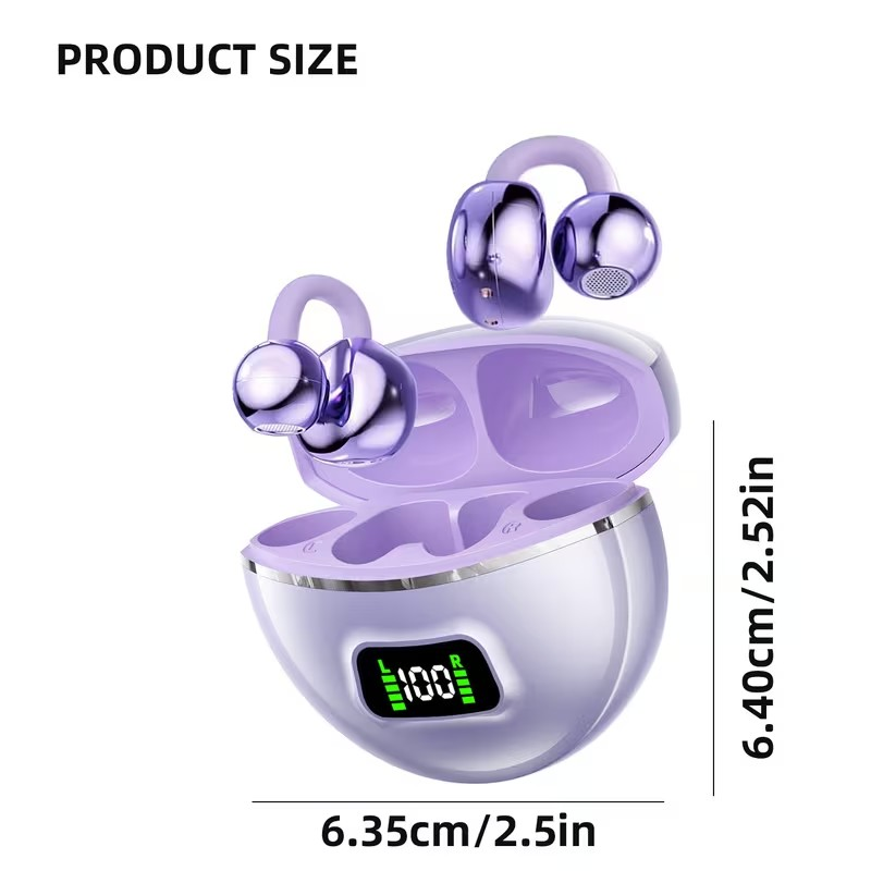 Audífonos Inalámbricos Clip Abierto – Comodidad Total para Deporte y Uso Diario