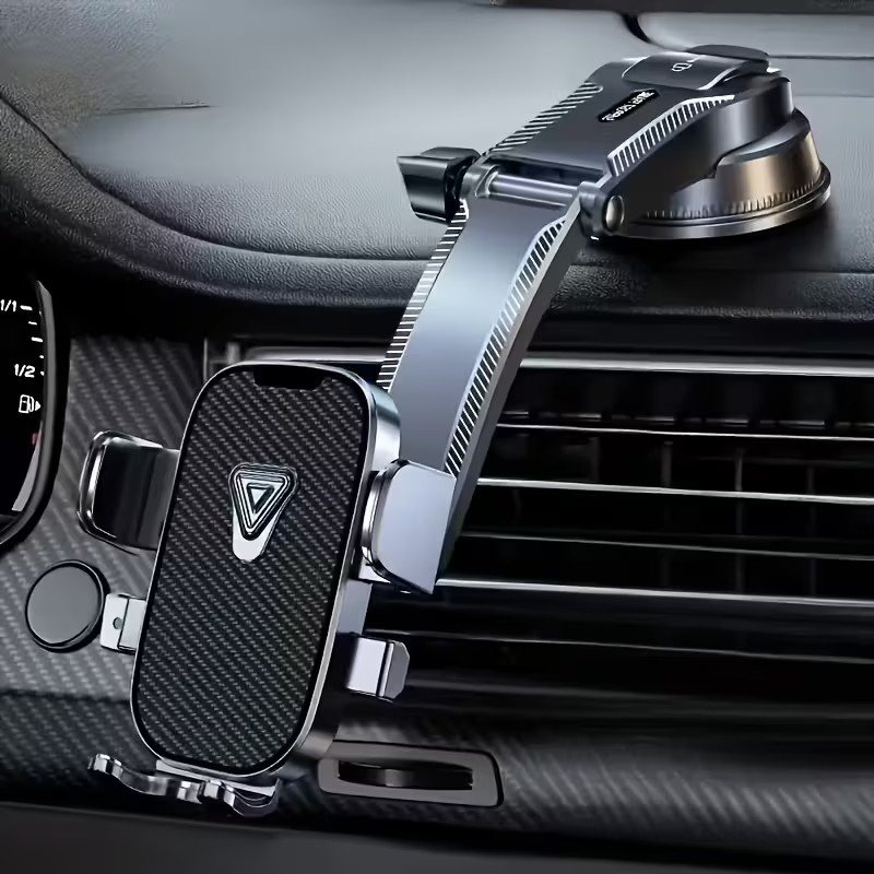 Soporte para Celular de Carro 360° con Ventosa – Firme, Ajustable y Seguro