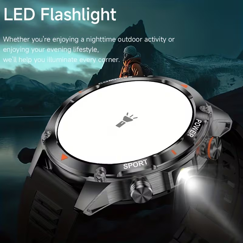 Smartwatch Pantalla: 1.46” AMOLED (alta definición) y Batería de Larga Duración