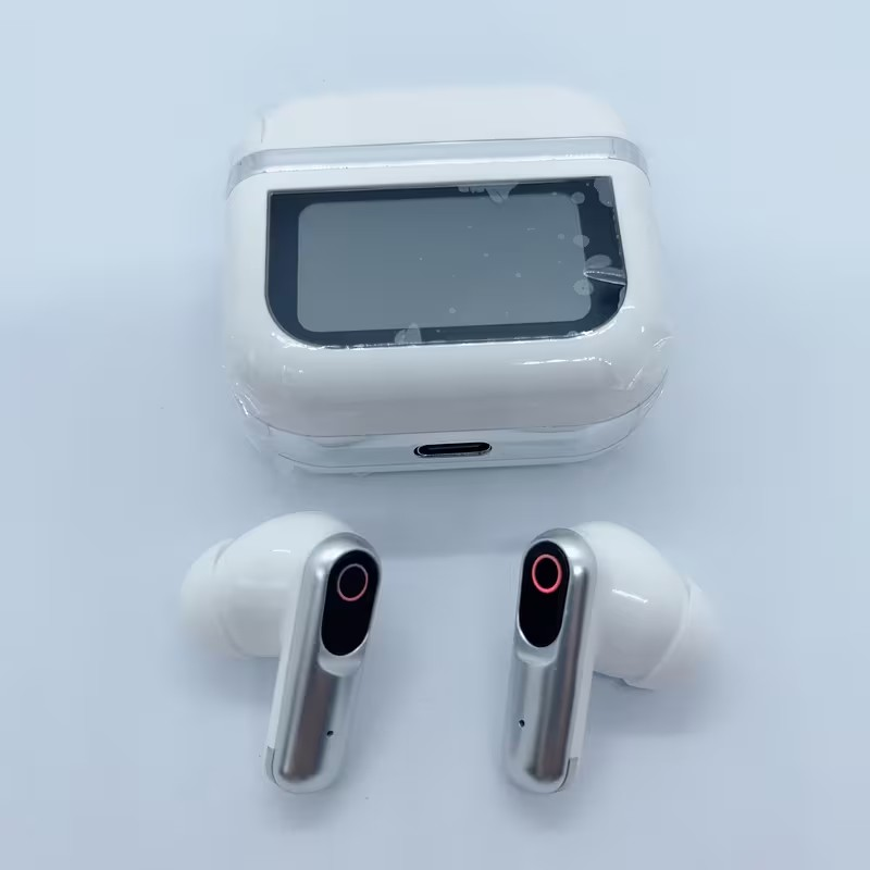 Audífonos Inalámbricos con Pantalla Táctil – Cancelación de Ruido y Batería Duradera