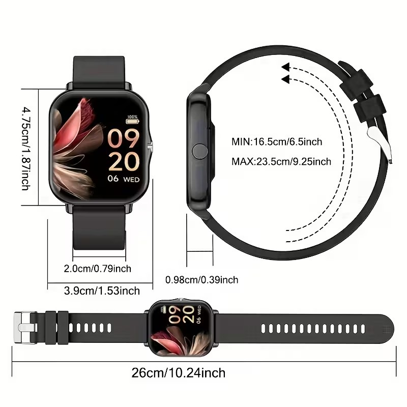 Reloj Inteligente Moderno – Llamadas, Notificaciones y Estilo Diario
