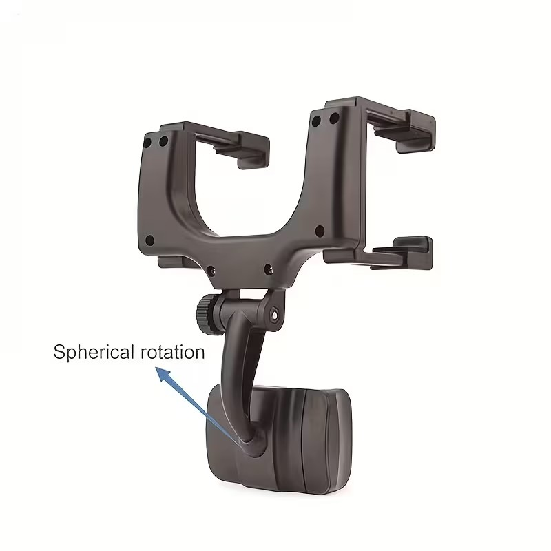 Soporte para Celular de Carro con Pinza – Ajuste 360° y Máxima Estabilidad