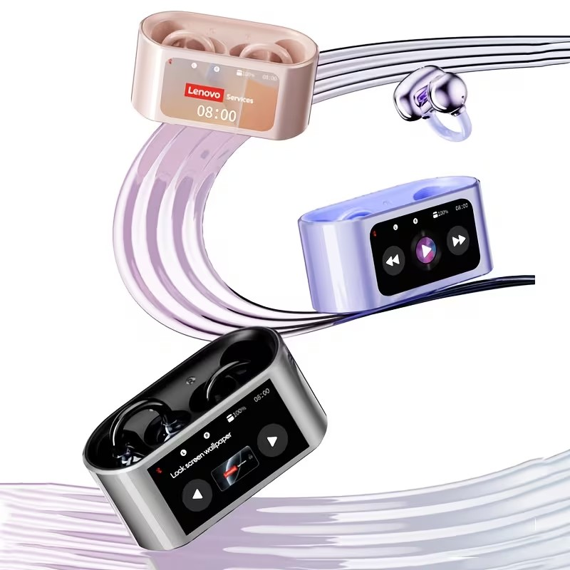 Audífonos Inalámbricos Open-Ear con Pantalla Táctil – Tecnología y Comodidad Total