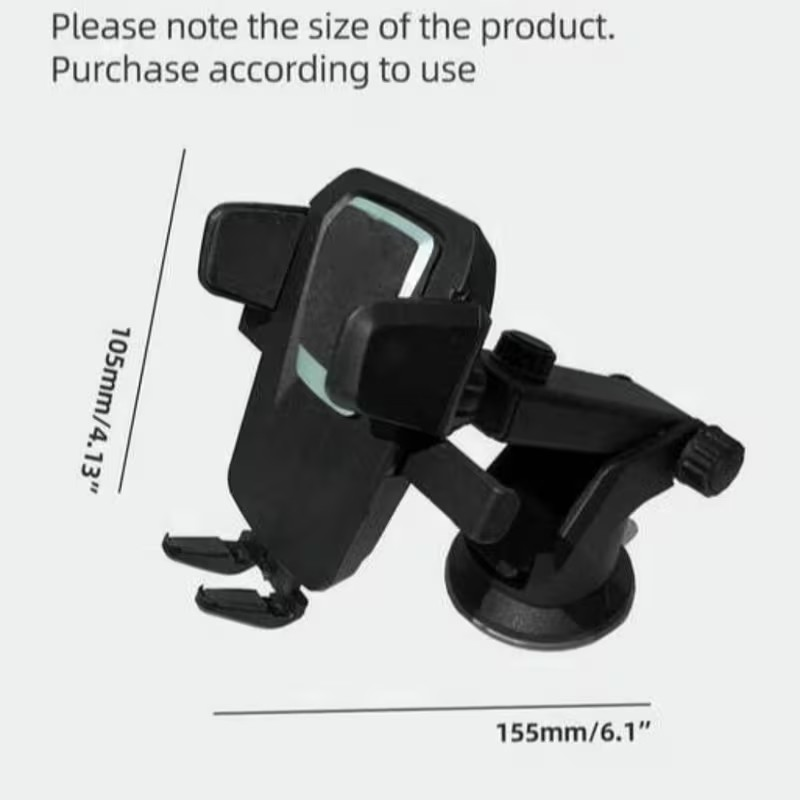 Soporte Ajustable para Celular con Ventosa – Úsalo Donde Quieras