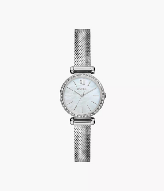 Reloj de dama Fossil Tillie Mini mesh de acero inoxidable