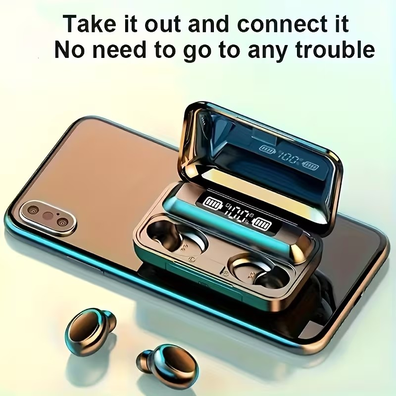 Audífonos Inalámbricos F9 con Pantalla y Batería de Larga Duración